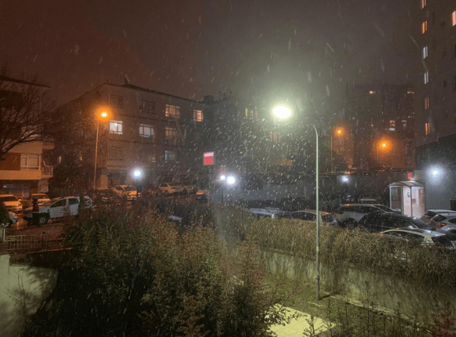 Ankara'da akşam saatlerinde kar yağışı başladı - Sayfa 2
