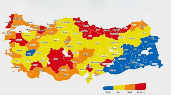 İllere göre koronavirüs risk durumu haritası açıklandı! 9 il daha çok riskli listeye geçiyor! - Sayfa 4