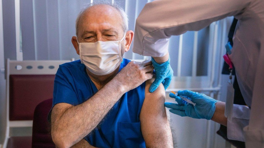 CHP Genel Başkanı Kılıçdaroğlu ikinci doz aşısını da yaptırdı