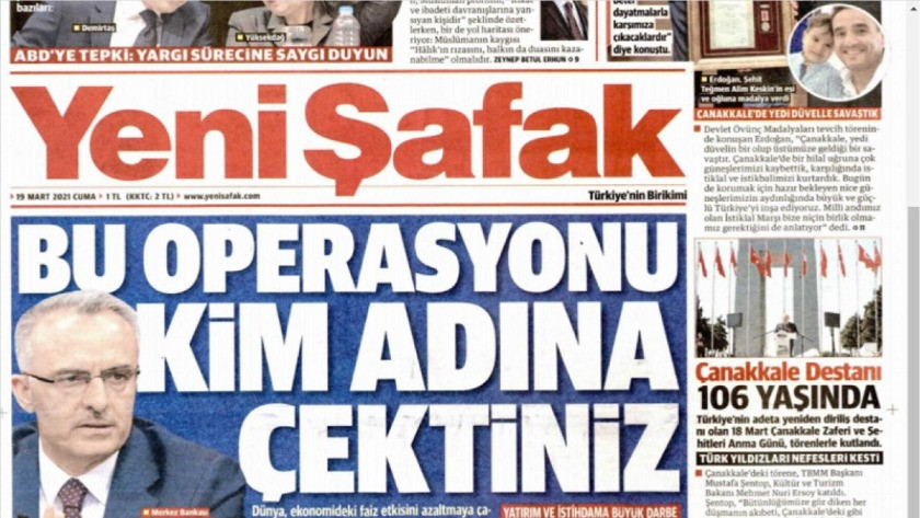 Yeni Şafak'tan "Merkez Bankası" manşeti: Bu operasyonu kimin adına...