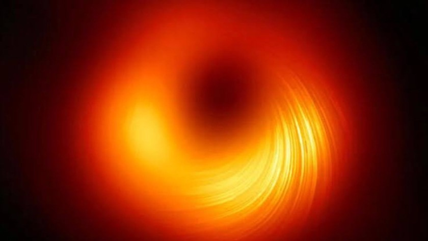 Karadeliğin etrafındaki manyetik alan ilk kez görüntülendi