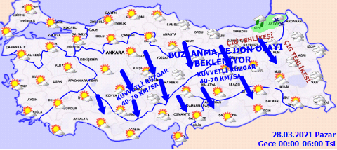 Meteoroloji Genel Müdürlüğü'nden kar ve fırtına uyarısı! - Sayfa 4