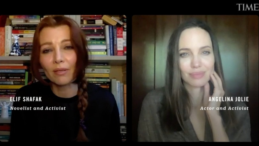 Angelina Jolie ve Elif Şafak arasında İstanbul Sözleşmesi konferansı