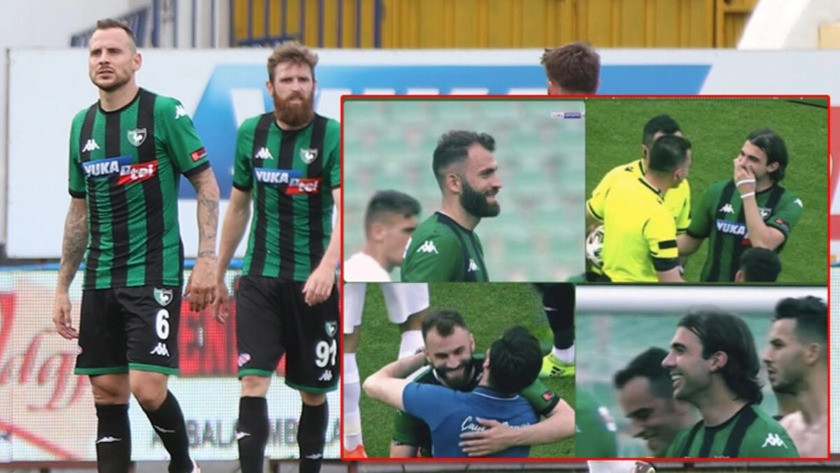 Denizlispor küme düştü, futbolcuların görüntüsü olay oldu!
