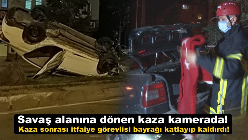 Kayseri'de 6 kişinin yaralandığı feci kaza kamerada! video