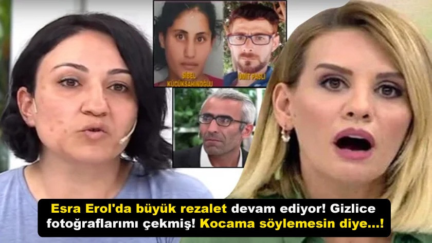 Gizlice fotoğraflarımı çekmiş! Kocama söylemesin diye…!