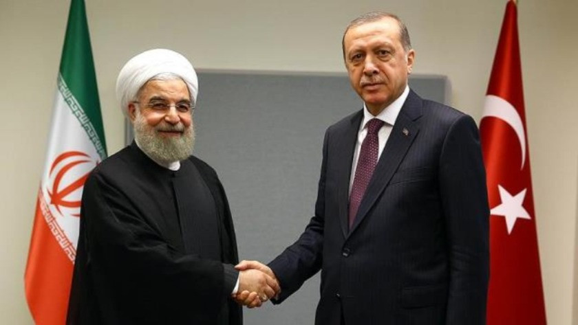 Erdoğan İran Cumhurbaşkanı Ruhani ile görüştü