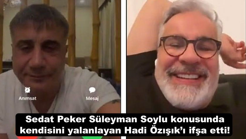 Sedat Peker kendini yalanlayan Hadi Özışık’ı ifşa etti! video izle