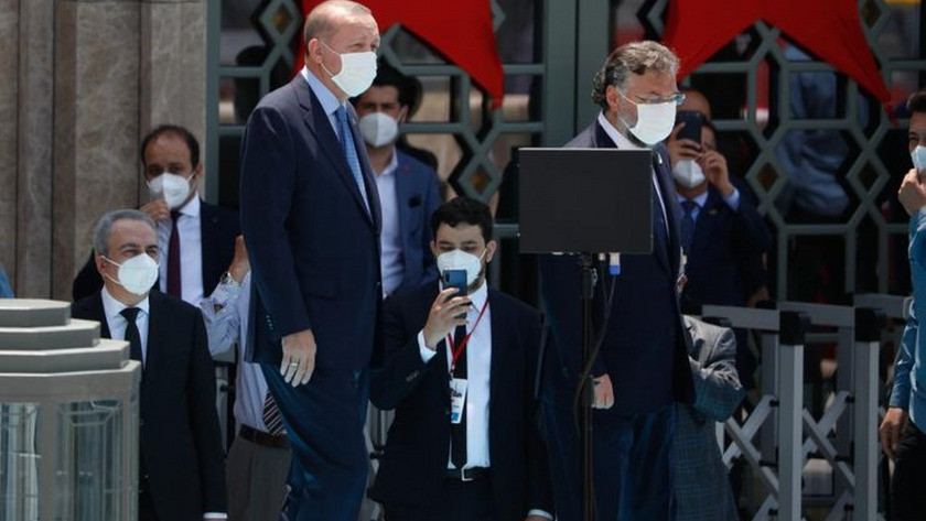 Erdoğan'ın katılımıyla Taksim Camii açıldı