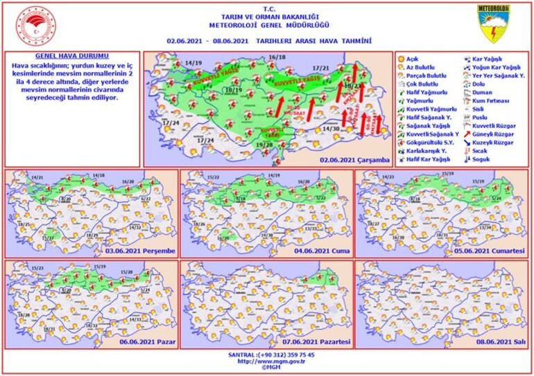 Meteoroloji ve AFAD'dan peş peşe uyarılar! Kuvvetli şekilde geliyor... 2 Haziran 2021 hava durumu - Sayfa 3