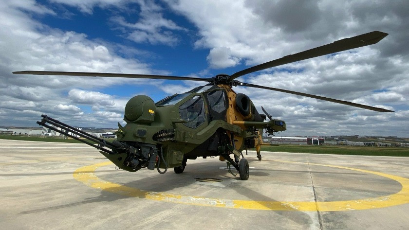 Bir T-129 ATAK helikopteri daha Kara Kuvvetleri envanterine alındı