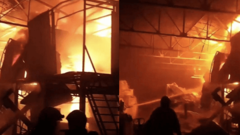 Bursa'da geri dönüşüm fabrikası alev alev yandı!