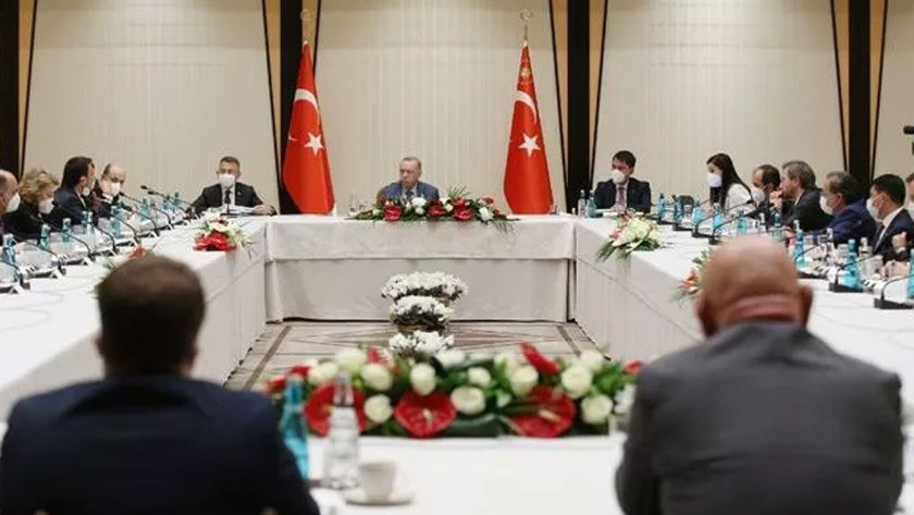 Erdoğan'dan Beştepe'de müsilaj zirvesi