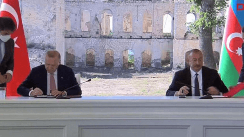 Cumhurbaşkanı Erdoğan ve Aliyev ortak basın toplantısı düzenliyor!
