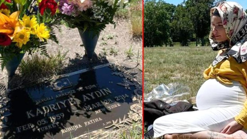 Ünlü şarkıcı Halsey'in doğumdan önce mezar ziyareti
