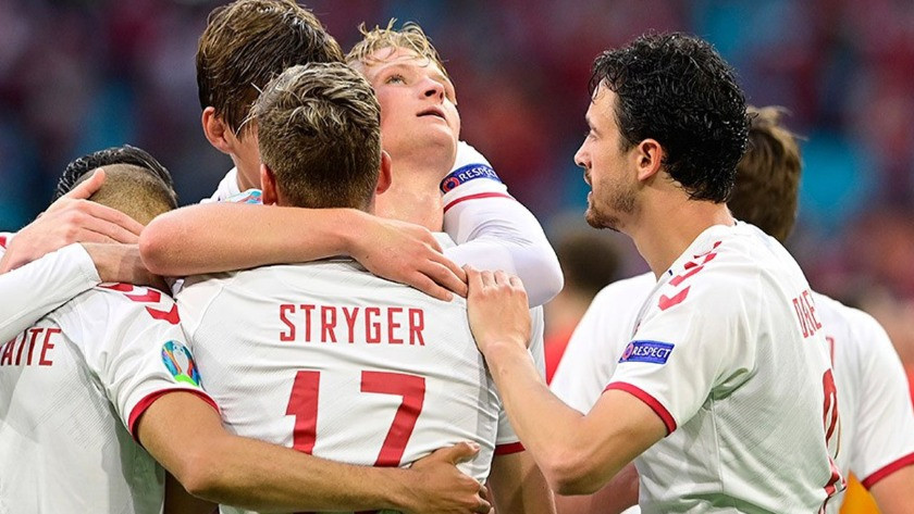 Galler'i 4-0 yenen Danimarka ilk çeyrek finalist oldu