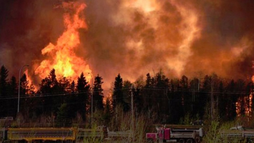 Kanada'da aşırı sıcakları orman yangınlarını tetikledi