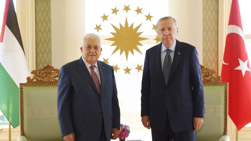 Cumhurbaşkanı Erdoğan, Mahmud Abbas görüştü