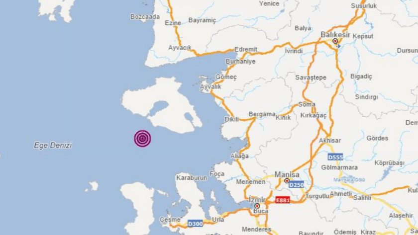 İzmir'de deprem 4,3 şiddetinde deprem oldu!