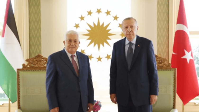 Erdoğan, Filistin Devlet Başkanı Mahmud Abbas’ı  Vahdettin Köşkü'ne kabul etti!