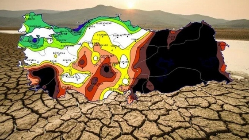 Meteorolojinin haritasında korkutan 'olağanüstü kuraklık' tehlikesi