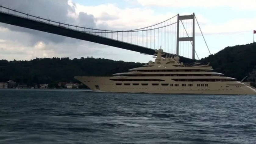 Rus milyardere ait 256 milyon dolar değerindeki ’Dilbar’ İstanbul'da