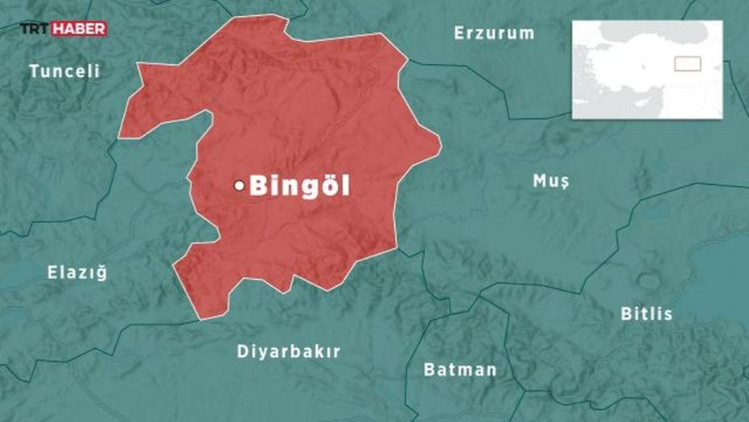 Bingöl’de 4.3 büyüklüğünde deprem!