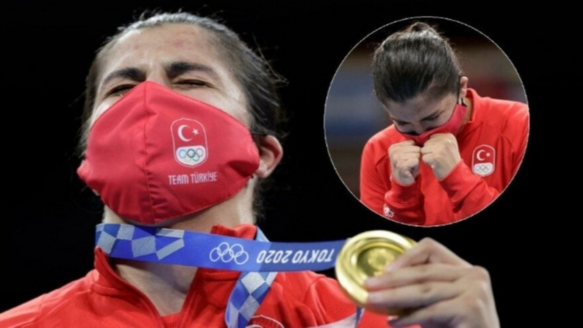 Busenaz Sürmeneli Tokyo'da altın madalya kazanan ilk Türk boksör oldu!