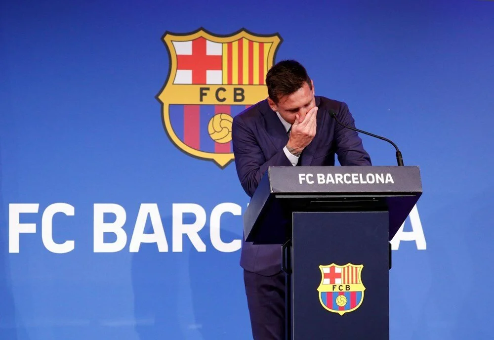 Lionel Messi gözyaşları içinde Barcelona'ya veda etti - Sayfa 1