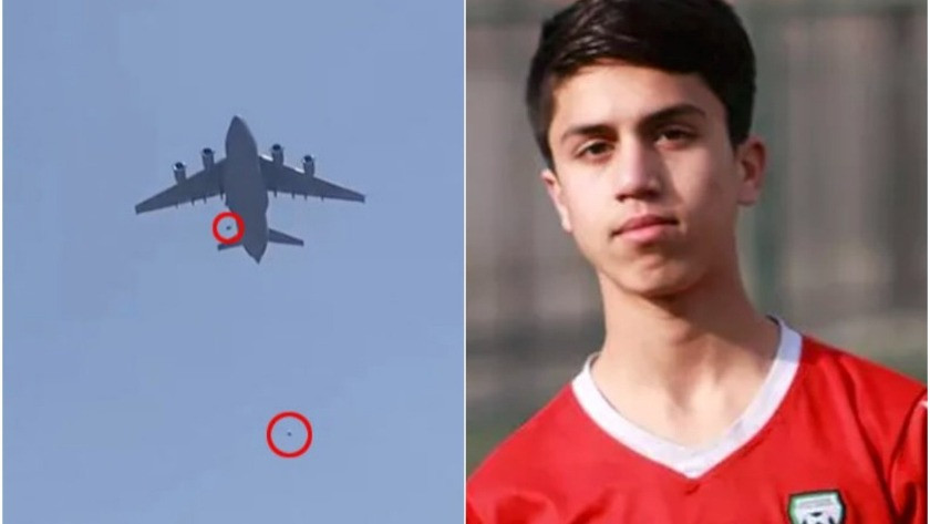 Kabil'den kaçarken uçaktan düşen Afgan milli futbolcu çıktı