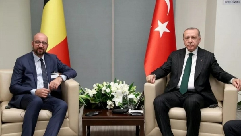 Erdoğan, AB Konseyi Başkanı Charles Michel ile telefonda görüştü