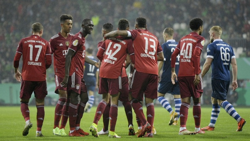 Bayern Münih, Almanya Kupası'nda 12 gol attı