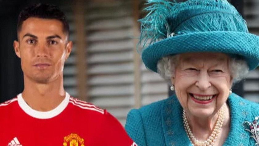 Tarihte bir ilk! Kraliçe istedi Ronaldo tarihe geçti