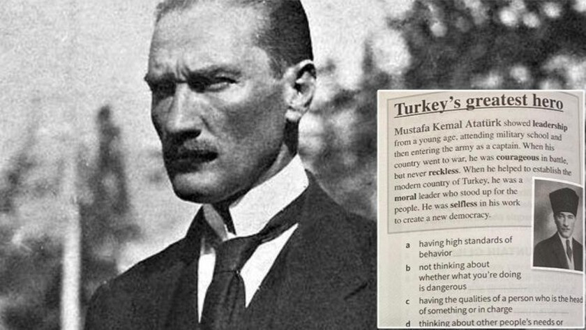 Rum Eğitim Bakanlığından öğretmenlere skandal talimat: Kitabın Atatürk sayfasını yırtın!
