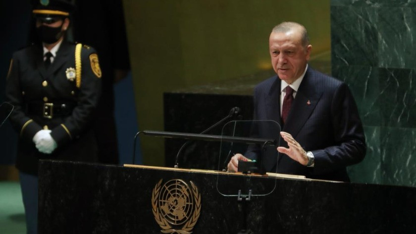 Cumhurbaşkanı Erdoğan BM Genel Kurulu'nda Dünya'ya böyle seslendi