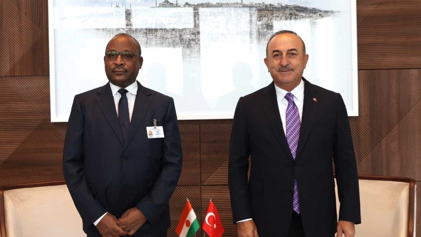Dışişleri Bakanı Çavuşoğlu, Nijer Dışişleri Massaoudou ile görüştü