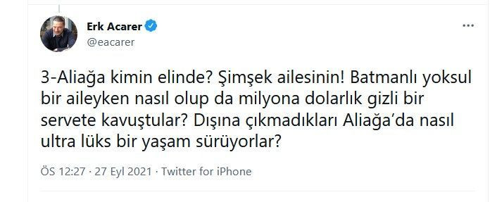 Sedat Peker'in tweetlerini paylaşan Erk Acarer'den yeni bomba paylaşımlar ve iddialar - Sayfa 3