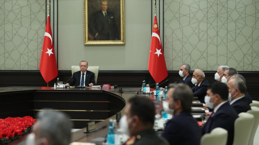 Milli Güvenlik Kurulu Cumhurbaşkanı Erdoğan'ın başkanlığında toplandı