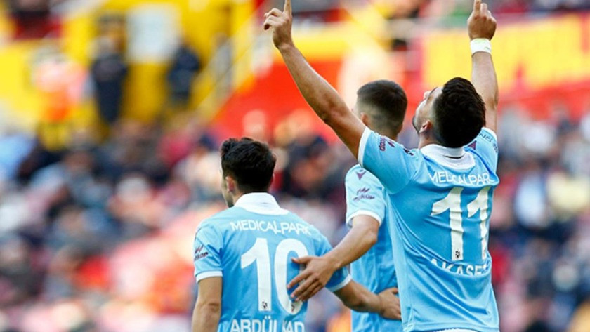 Trabzonspor, deplasmanda Kayseri'yi 2-1 yendi