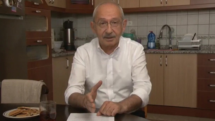 Kılıçdaroğlu yine evinin mutfağından video yayınladı!