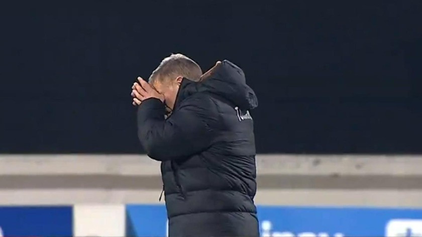 Letonya maçının ardından Kuntz gözyaşlarına boğuldu