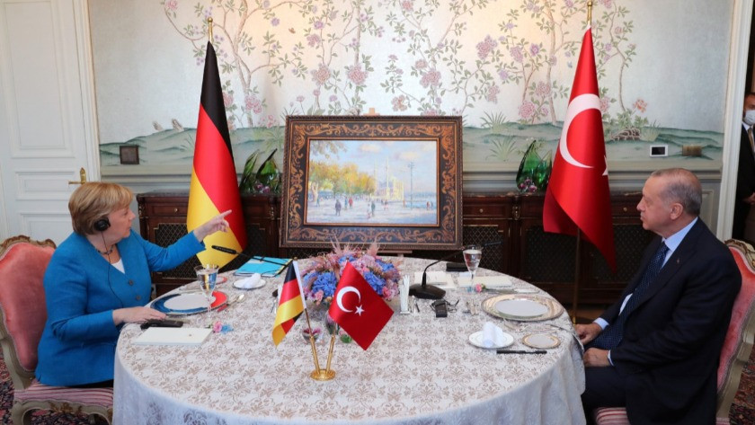 Türkiye'ye veda ziyareti... Erdoğan ve Merkel'den açıklama