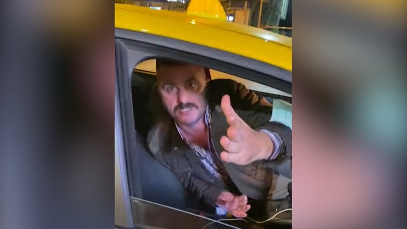 Üsküdar’da bir taksici gazeteciye tehdit ve küfürler savurdu