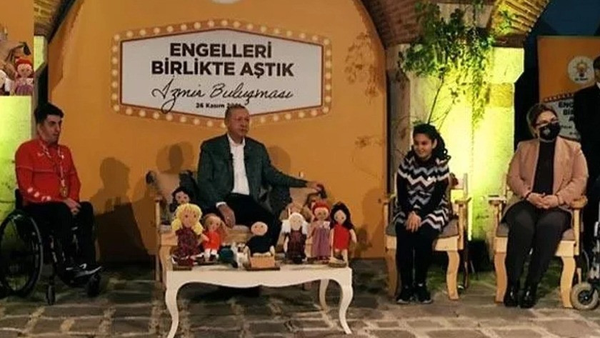 Erdoğan, 'Engelleri birlikte aştık' programında konuştu