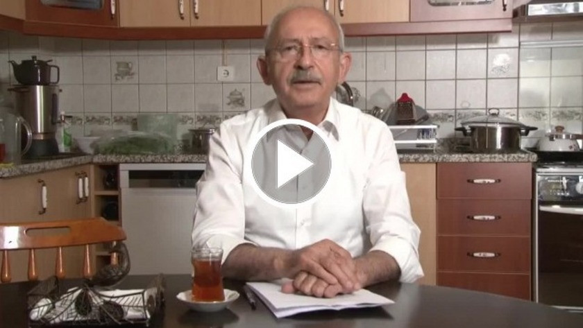 Kemal Kılıçdaroğlu mutfaktan seslendi!