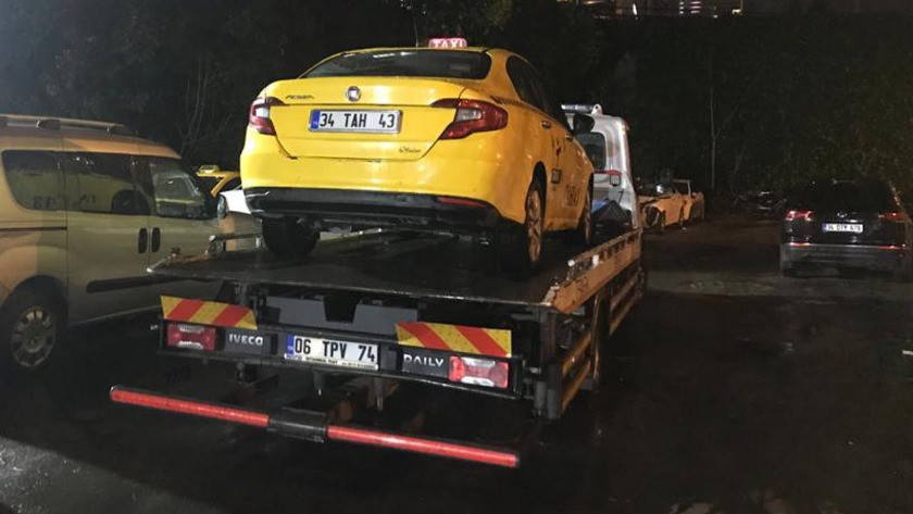 "Gel sen sür" diyen taksi sürücüsüne bin 339 lira para cezası
