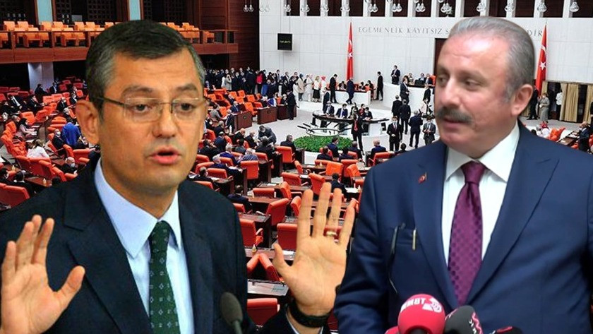 Meclis Başkanı Mustafa Şentop ile CHP'li Özgür Özel arasında polemik yaşandı