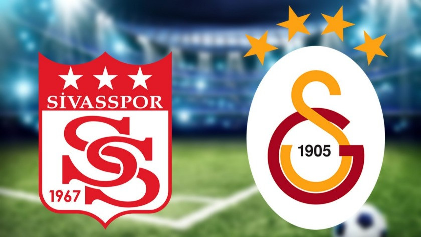 Sivasspor Galatasaray maçında ilk 11'ler belli oldu