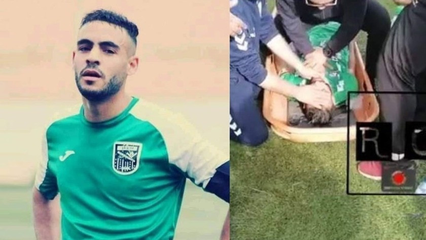 Cezayirli futbolcu maç sırasında hayatını kaybetti