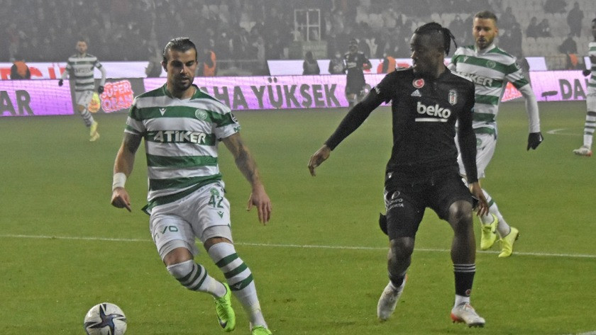 Konyaspor - Beşiktaş maç sonucu: 1-0 (Maç özeti)